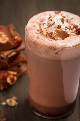 Chocolat chaud  chantilly- Hot chocolate and cream