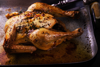 Le Fameux Poulet Roti au citron