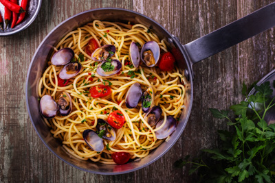 Les savoureuses spaghettis au palourdes